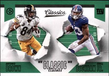 2018 Panini Classics - Classic Clashes #7 Antonio Brown / Odell Beckham Jr. Front