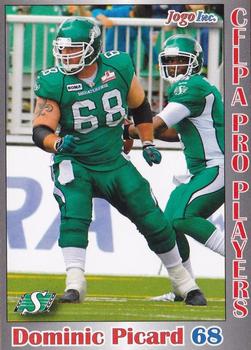 2012 JOGO CFLPA Pro Players #38 Dominic Picard Front