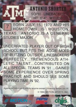 1992 Texas A&M Aggies #7 Antonio Shorter Back