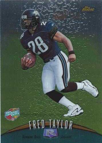1998-99 Finest Pro Bowl Jumbos #4 Fred Taylor Front