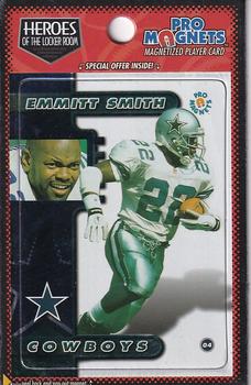 1998 Pro Magnets Heroes of the Locker Room #4 Emmitt Smith Front
