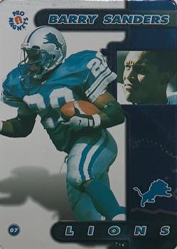 1998 Pro Magnets Heroes of the Locker Room #7 Barry Sanders Front