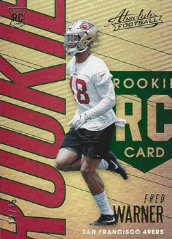 2018 Panini Absolute - Spectrum Green #119 Fred Warner Front