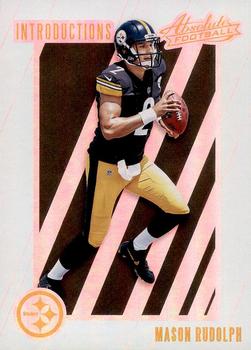 2018 Panini Absolute - Introductions #IN-MR Mason Rudolph Front