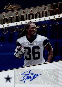 2018 Panini Absolute - Signature Standouts Spectrum Blue #SS-BS Bo Scarbrough Front