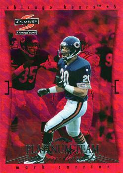1997 Score Chicago Bears - Platinum Team #13 Mark Carrier Front