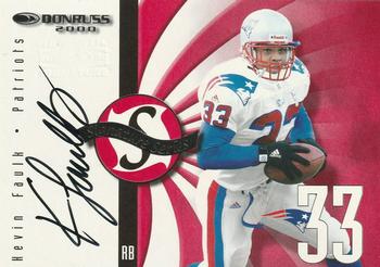 2000 Donruss - Signature Series Red #NNO Kevin Faulk Front