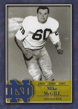 2003-09 TK Legacy Notre Dame Fighting Irish #M87 Mike McGill Front
