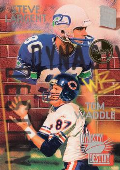1994 Stadium Club - Dynasty and Destiny Members Only #2 Steve Largent / Tom Waddle Front