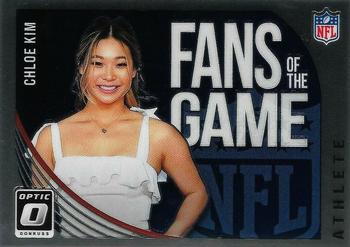 2018 Donruss Optic - Fans of the Game #FAN-CK Chloe Kim Front