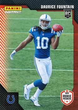 2018 Panini Instant NFL - Rookie Premiere First Look #FL39 Daurice Fountain Front