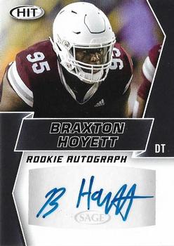 2019 SAGE HIT - Autographs #A86 Braxton Hoyett Front