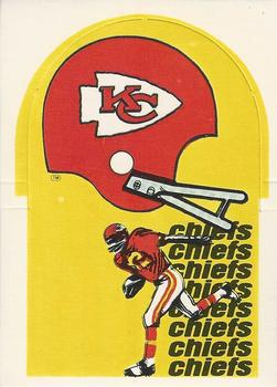 1976 Sunbeam NFL Stand-ups - No Sunbeam Logo #NNO Kansas City Chiefs Front