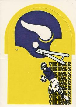 1976 Sunbeam NFL Stand-ups - No Sunbeam Logo #NNO Minnesota Vikings Front