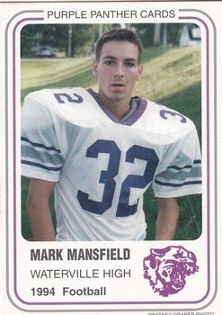 1994 Waterville Purple Panthers #NNO Mark Mansfield Front