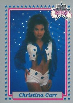 1992 Enor Dallas Cowboys Cheerleaders #8 Christina Carr Front
