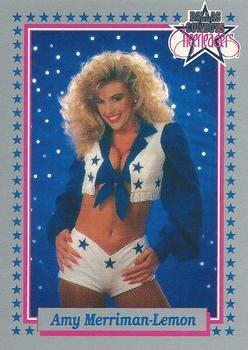 1992 Enor Dallas Cowboys Cheerleaders #25 Amy Merriman-Lemon Front