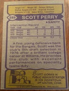 2015 Topps - 60th Anniversary Buybacks Red Stamp #289 Scott Perry Back