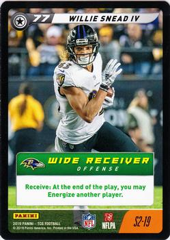 2019 Panini NFL Five - Starter Deck #S2-19 Willie Snead IV Front