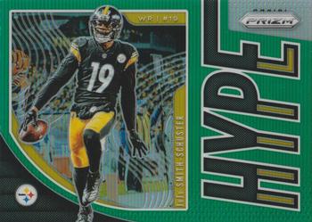 2019 Panini Prizm - Hype Prizms Green #H-JS JuJu Smith-Schuster Front
