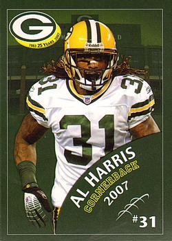 2007 Green Bay Packers Police - Larry Fritsch Cards, Stevens Point and Town of Hull FD #18 Al Harris Front