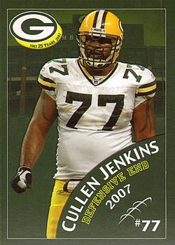 2007 Green Bay Packers Police - Riiser Energy, Wausau, Rothschild, Everest Metro Police Department #13 Cullen Jenkins Front
