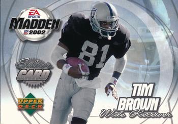 2002 Upper Deck EA Sports Madden Bowl #6 Tim Brown Front