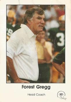 1984 Green Bay Packers Police - First Wisconsin Banks, Your Local Law Enforcement Agency #2 Forrest Gregg Front