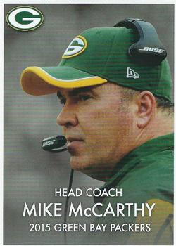 2015 Green Bay Packers Police - Support your local Police Department and Fire Department #2 Mike McCarthy Front