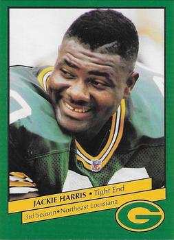 1992 Green Bay Packers Police - Copps Food Center, Your Local Law Enforcement Agency #18 Jackie Harris Front