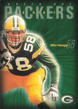 2001 Green Bay Packers Police - Plover Police Department & Stevens Point Police Department #8 Mike Flanagan Front