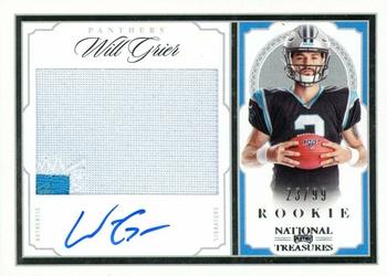 2019 Panini National Treasures - Crossover Rookie Patch Autographs #CRS-WG Will Grier Front