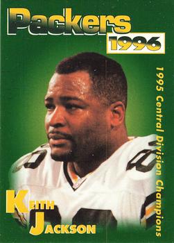 1996 Green Bay Packers Police - Greenfield Police Department #16 Keith Jackson Front