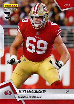 2018 Panini Instant NFL - All-Rookie Team #7 Mike McGlinchey Front