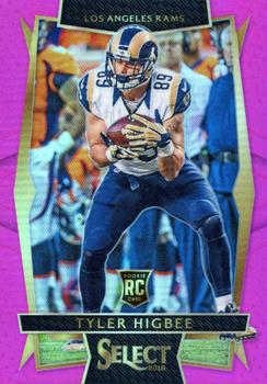 2016 Panini Select - National Convention Pink Prizm #56 Tyler Higbee Front