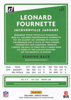 2020 Donruss #127 Leonard Fournette Back