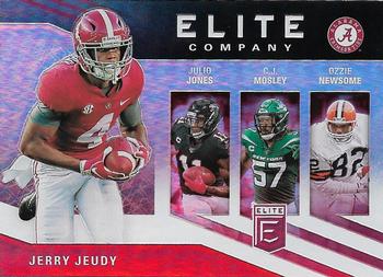 2020 Donruss Elite - Elite Company #6 Jerry Jeudy / C.J. Mosley / Ozzie Newsome / Julio Jones Front