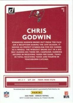2020 Donruss - Donruss Threads #1 Chris Godwin Back