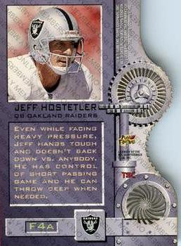 1996 Stadium Club - Fusion Members Only #F4A Jeff Hostetler Back