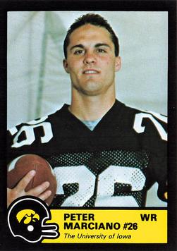 1987 Iowa Hawkeyes #NNO Peter Marciano Front