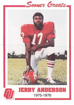 1988 Oklahoma Sooners Greats #1 Jerry Anderson Front