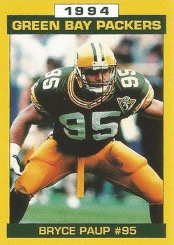 1994 Green Bay Packers Police - Independent Insurance Agents of Waukesha County #11 Bryce Paup Front