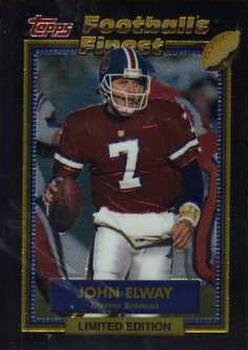 1992 Finest #6 John Elway Front