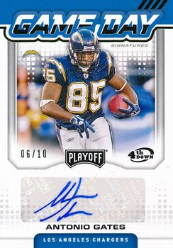 2020 Panini Playoff - Game Day Signatures 4th Down #GDS-AG Antonio Gates Front