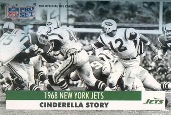 1991 Pro Set - Cinderella Story #7 1968 New York Jets Front