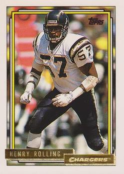 1992 Topps - Gold #176 Henry Rolling Front