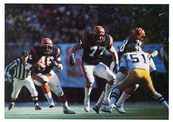 1986 Jeno's Pizza Rolls NFL Action Stickers #39 Bengals Win the AFC Championship Front