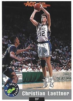 1992 Classic Draft Picks - NBA Draft Pick Promos #5 Christian Laettner Front