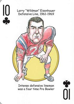2019 Hero Decks New England Patriots Football Heroes Playing Cards #10♣ Larry 