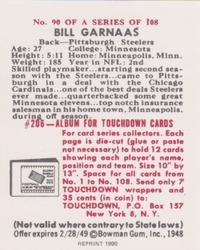 1990 1948 Bowman (Reprint) #90 Bill Garnaas Back